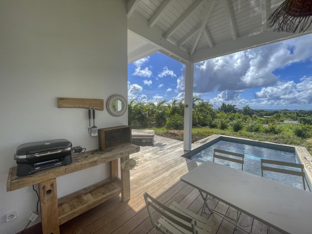 9.Location villa piscine vue mer St François Guadeloupe_Terrasse